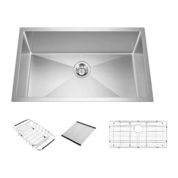 FREGADERO ARES DE UNA POZA S-E 81.2X48.3X25.4 CON ACCESORIOS