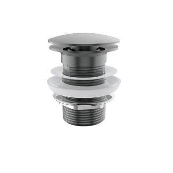 DESAGUE TIPO PUSH CON OVERFLOW 1 1/4 GUNMETAL GRAY