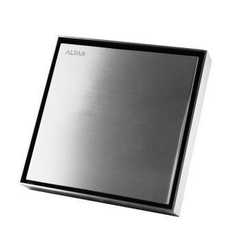 REJILLA CUADRADA PARA DUCHA CROMADA 150 X 150 MM