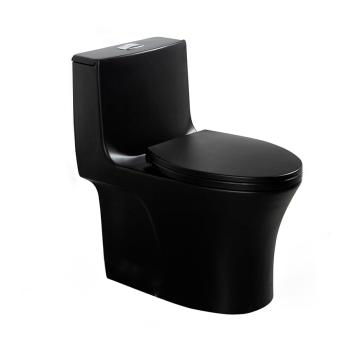 SANITARIO ELBRUS ONE PIECE NEGRO MATE