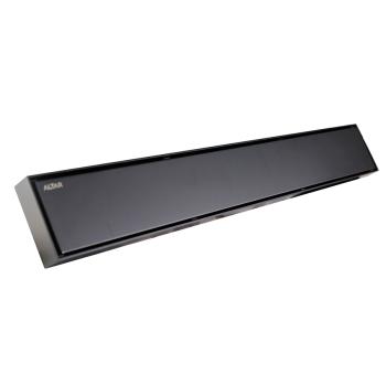 REJILLA RECTANGULAR PARA DUCHA NEGRA 80 X 600 MM