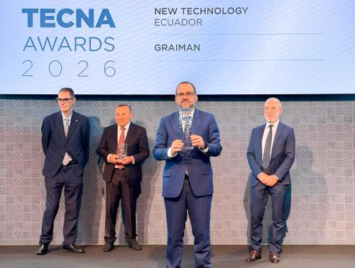 DESDE CUENCA PARA EL MUNDO: RECIBIMOS EL TECNAWARDS 2026. UNO DE LOS PREMIOS INTERNACIONALES MÁS IMPORTANTES DE LA INDUSTRIA CERÁMICA MUNDIAL.